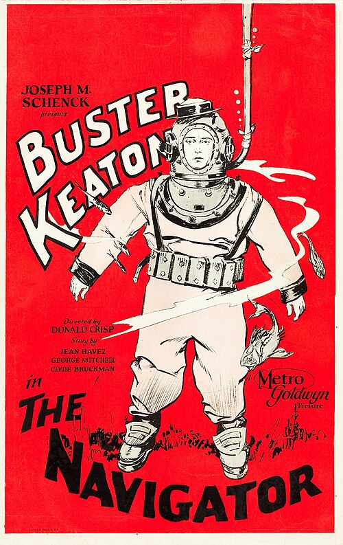 SILENT FILM - THE NAVIGATOR - 1924 - BUSTER KEATON