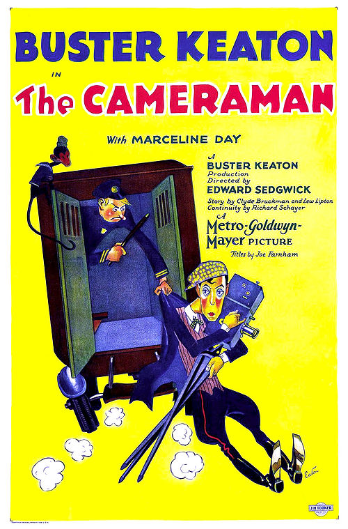SILENT FILM - THE CAMERAMAN - BUSTER KEATON -