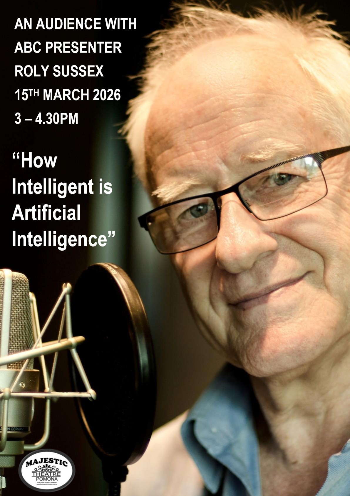 AN AUDIENCE WITH ROLY SUSSEX -  "How intelligent is Artificial Intelligence?