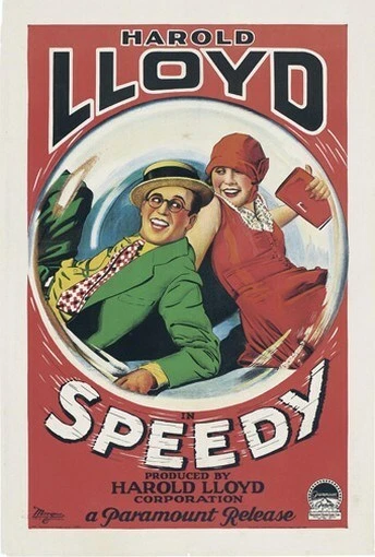 SILENT FILM - "SPEEDY" - HAROLD LLOYD - 1928