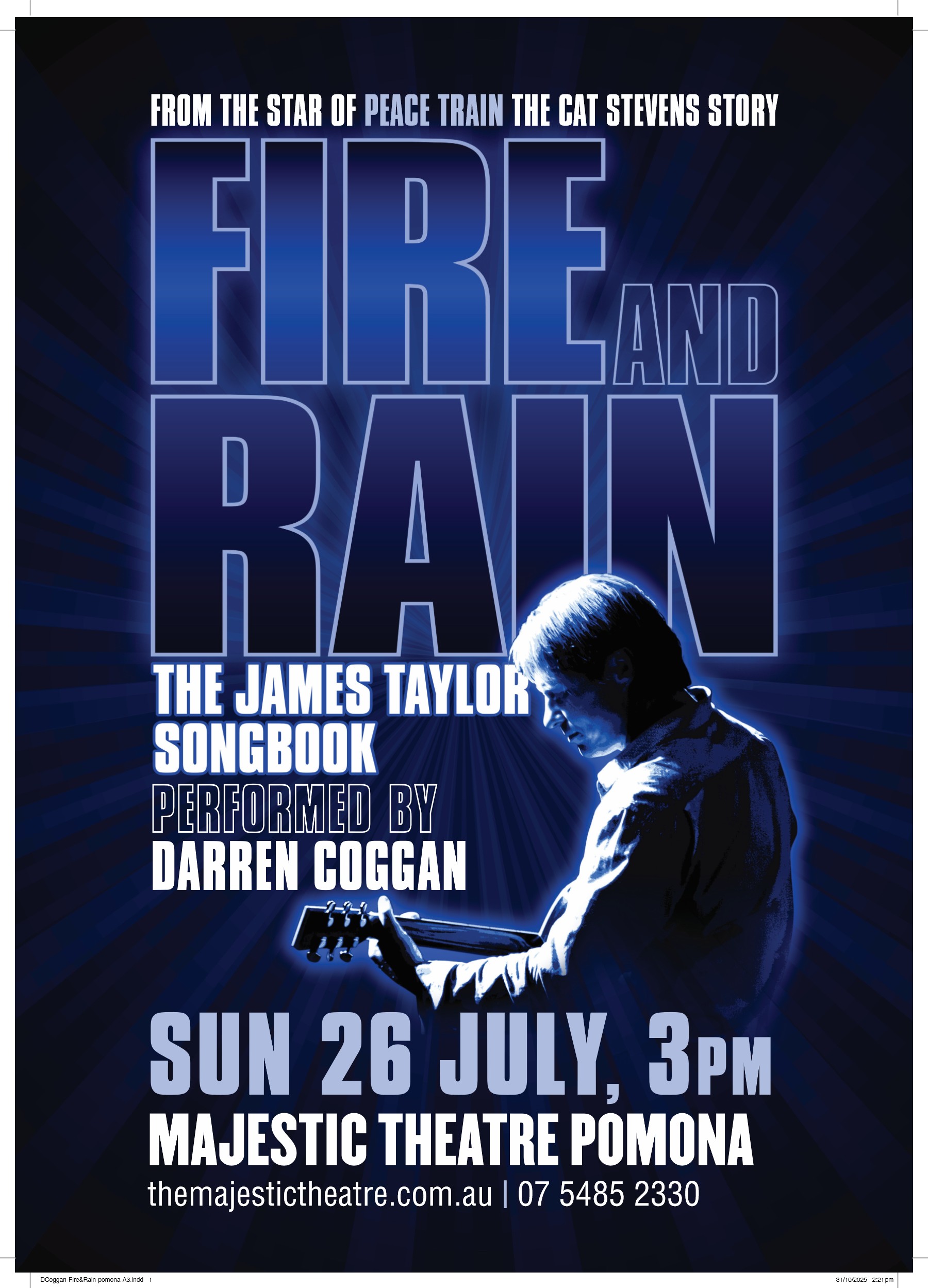 FIRE & RAIN - DARREN COGGAN PERFORMS JAMES TAYLOR