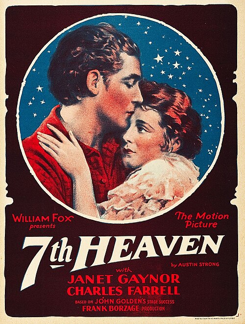 SILENT MOVIE - 7TH HEAVEN - ACADEMY AWARD WINNER - 1927