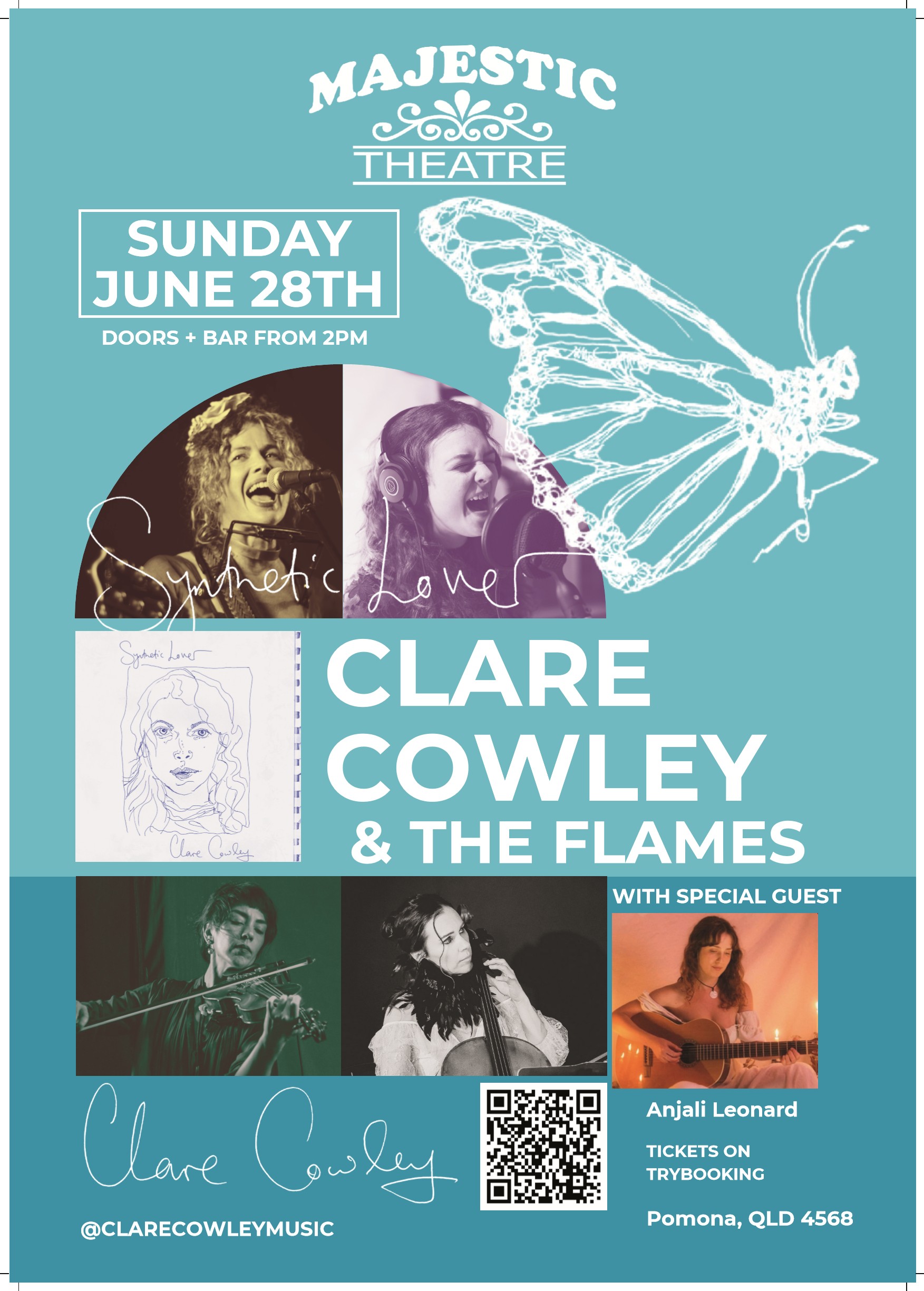 CLARE COWLEY AND THE FLAMES
