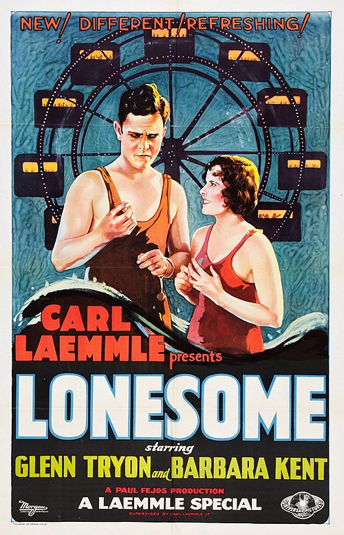 SILENT FILM - LONESOME - 1928