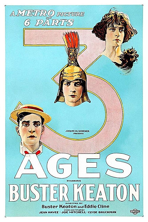 SILENT FILM - THE THREE AGES - BUSTER KEATON - 1923