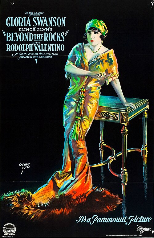 SILENT FILM - BEYOND THE ROCKS - SWANSON & VALENTINO