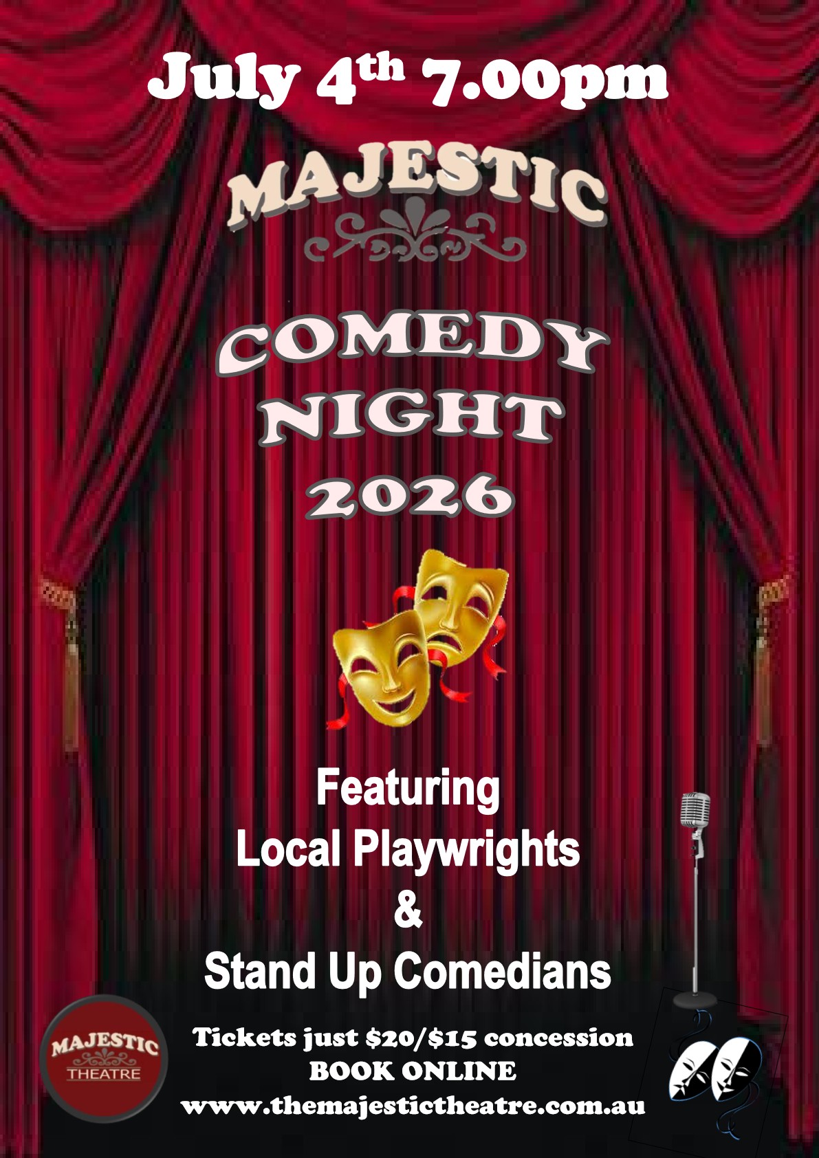 MAJESTIC COMEDY NIGHT 2026
