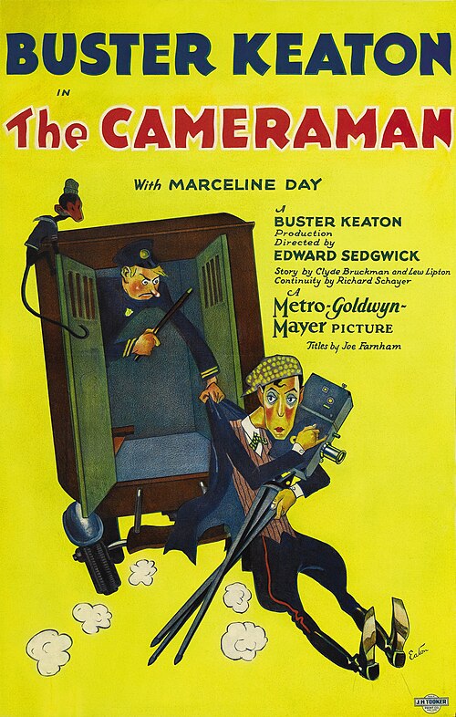 SILENT FILM - THE CAMERAMAN - BUSTER KEATON - 1928