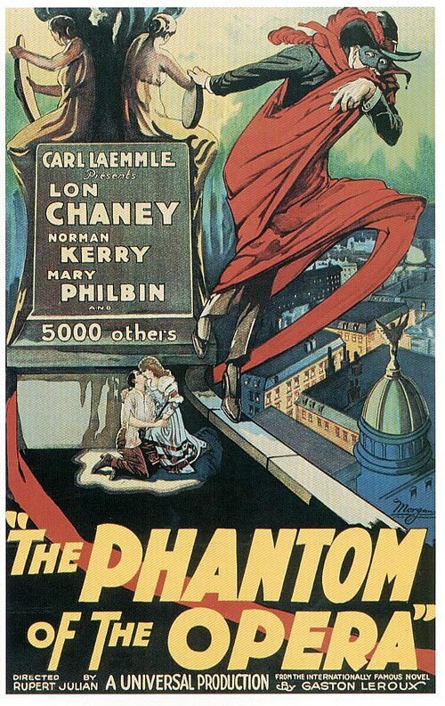 HALLOWEEN SILENT FILM - THE PHANTOM OF THE OPERA - LON CHANEY - 1925