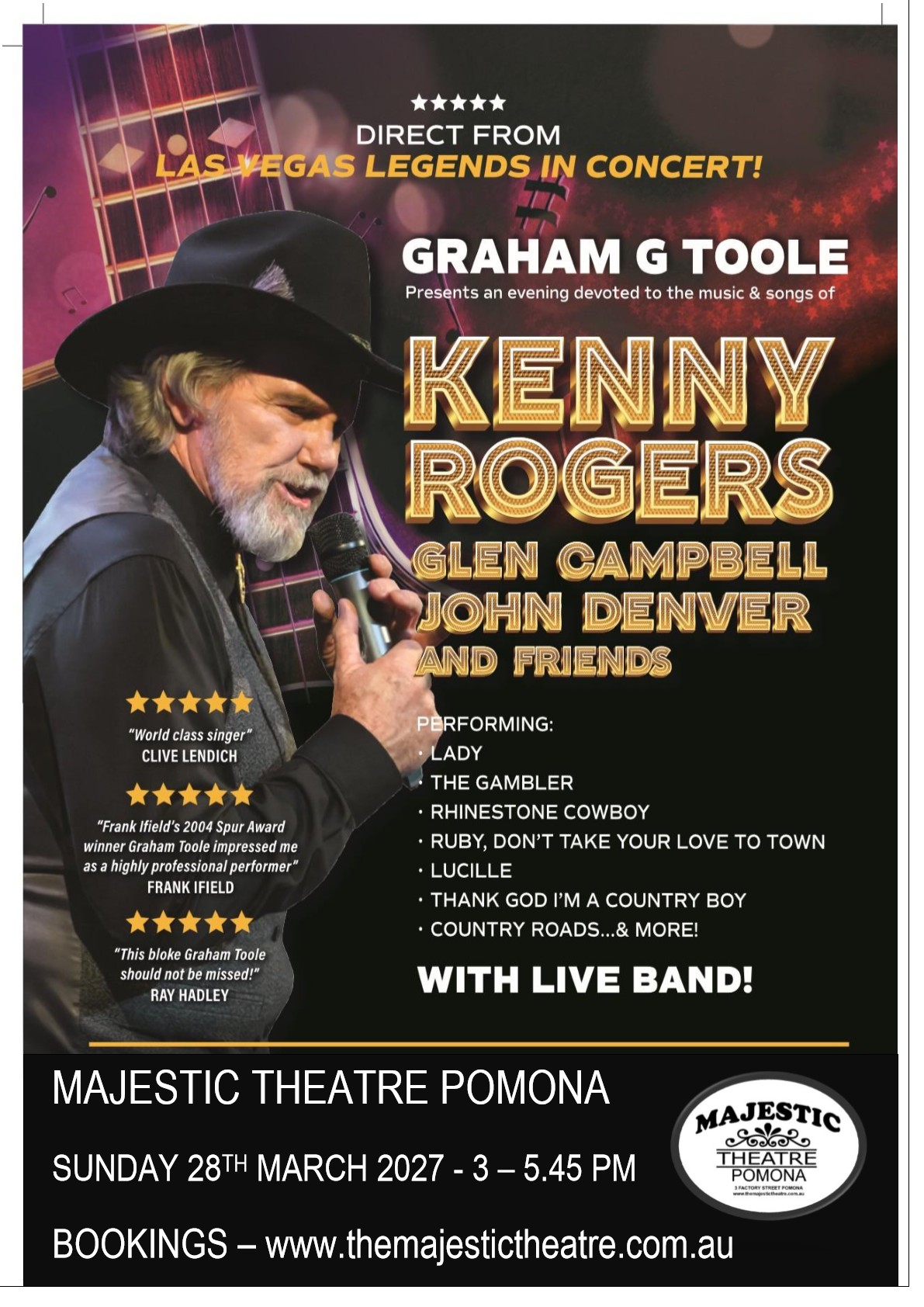 KENNY ROGERS, GLEN CAMPBELL, JOHN DENVER & FRIENDS